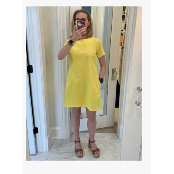 Osman Yousefzada Collective T-Shirt Dress in Yellow 4 Womens Mini Aline - Picture 10 of 11